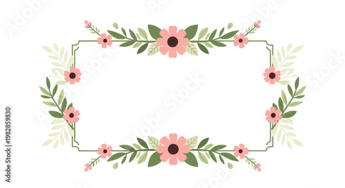 Minimalist botanical illustration. A clean, calming design perfect for website backgrounds, social media posts, or adding a touch of nature to any pro