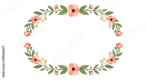 A gentle, stylized tulip blossom conveys elegance and springtime freshness. Perfect for marketing materials or adding a touch of beauty to a website d