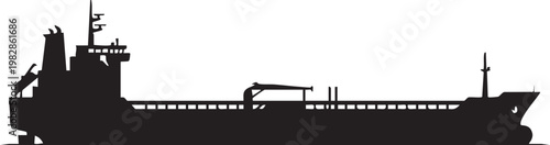 A cargo ship with cranes and containers on deck sailing in open waters