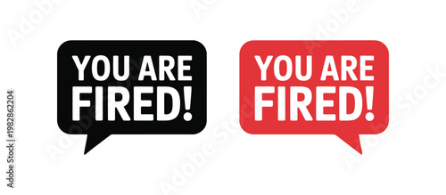 You are fired vector speech bubbles with shadows set, featuring bold typography messages, dramatic communication elements, and expressive dialogue graphics ideal for business