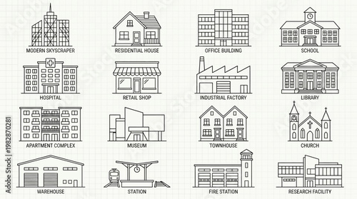 Various Architectural Building Designs.