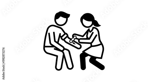 Medical Professional Taking Patient's Blood Sample