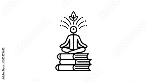 Meditation and Knowledge Symbol