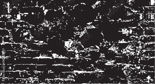 Extreme Decay Ruined Brick Surface