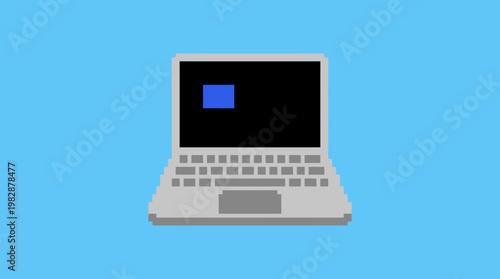 A simple illustration of a laptop computer.