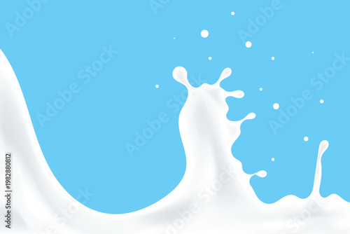 milky water background. water wave or ripple shape on a blue background