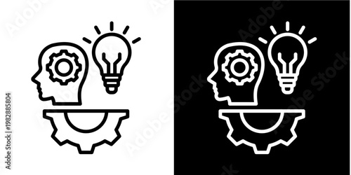 Competency   Icon Set White Mix Style Collection