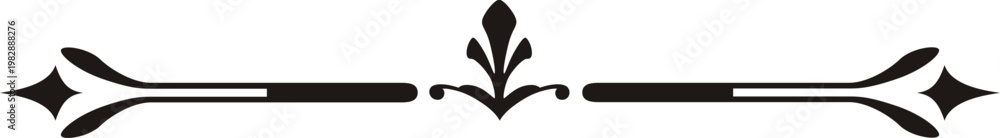 Foto Elegant Decorative Page Divider