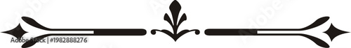 Foto Elegant Decorative Page Divider