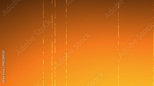 Cinematic Orange Glow Light Leak Transition Overlay with Dust Particles and Film Strip Lines
