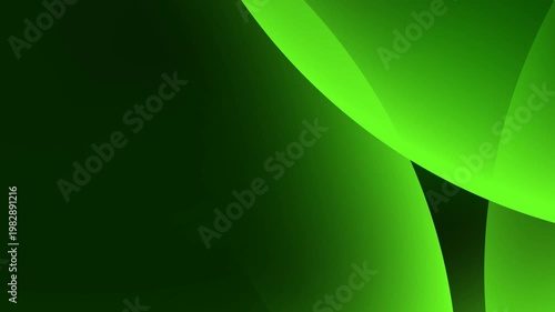 Abstract Green Shapes: A Modern Background 