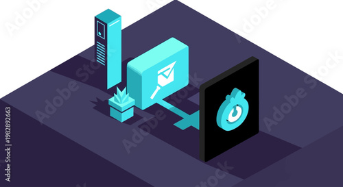 Digital data processing and analysis in a modern office setting