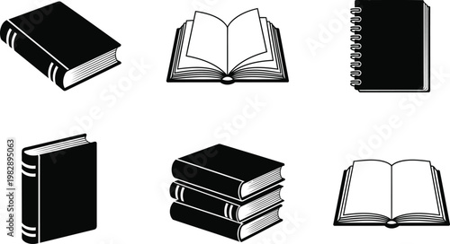 Collection of vintage books an artistic illustration of literary treasures