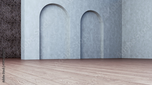 3D render, illustration Luxury modern living room interior,  realistic lighting, wide angle, contemporary furniture, clean lines, minimalist decor, elegant home design, large window