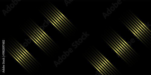 Diagonal stripe lines. Surface pattern design with linear ornament. Stripes wallpaper and black background.