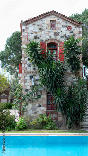 Alaçatı houses at izmir province Turkey