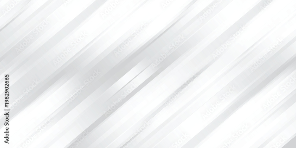 Fototapeta premium Minimalist diagonal grey gradient lines background. Abstract silver stripes wallpaper. Abstract gray tech backdrop, eps10
