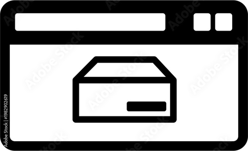 A browser window displays an illustration