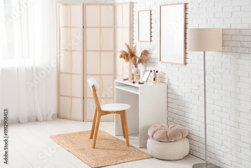 Interior of stylish room wi...