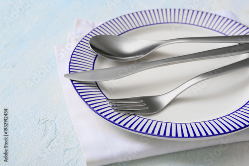 Beautiful table setting wit...