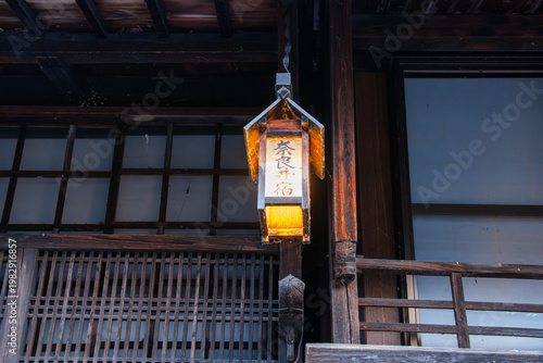 奈良井宿の門灯