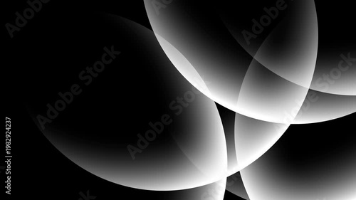 Abstract modern geometric and dark background. Bright light line on black. Graphic pattern with dark neon line 