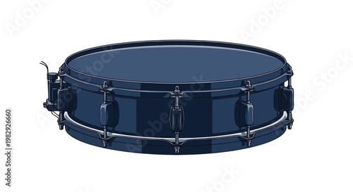 Navy Blue Snare Drum