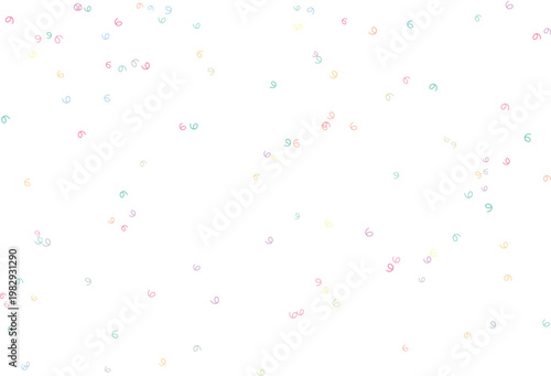 Abstract background with colorful confetti, glitter, and sparkles