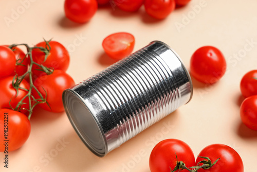Tin can of tasty tomato pas...