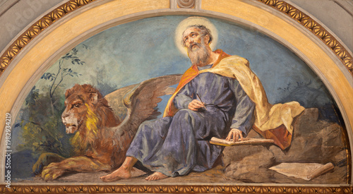 Foto Alessandria - The  fresco of St
