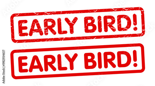 Early bird stamp