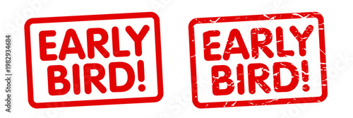 Early bird stamp