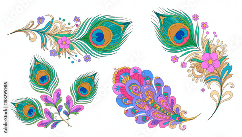 Colorful abstract swirling patterns resembling vibrant molecular or biological structures