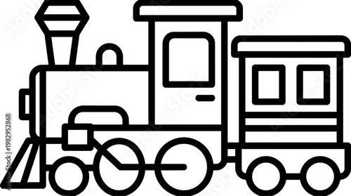 Classic Steam Locomotive Toy Train.