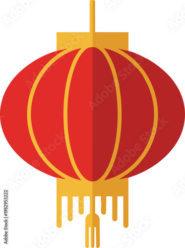 Chinese Red Lantern Hanging Ornament Centerpiece.
