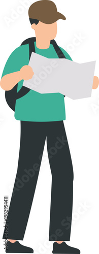 People Tourist Illustrtion