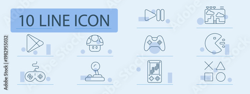 Valokuva Gaming set icon