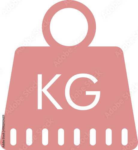 kilogram weight icon vector gym fitness symbol