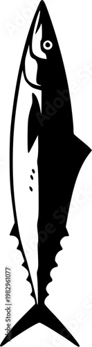 A strikingly detailed photograph captures the pristine, lean flesh of a single raw Wahoo fillet, set against an immaculate white background for maximum visual impact