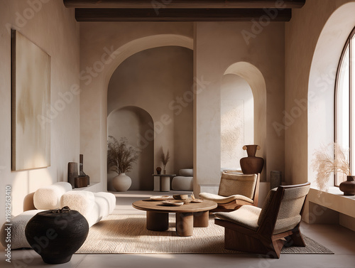 Warm Ukrainian-Scandinavian interior with soft design