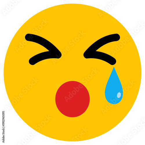 泣き顔のアイコンイラスト