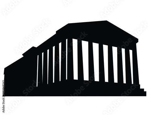 Athens city skyline prepared in vector