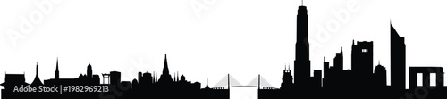BANGKOK city skyline prepared in vector