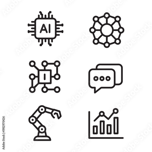 Bundle set collection black and white of aluminum can recycling and waste management