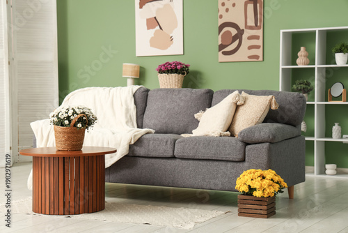 Interior of living room wit...