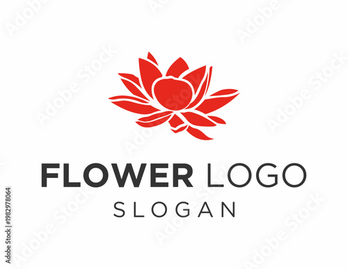 Logo about Flower on a white background. created using the CorelDraw application.
