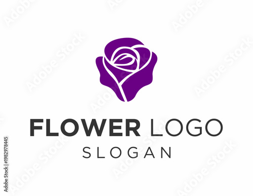 Logo about Flower on a white background. created using the CorelDraw application.