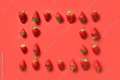 Frame made of sweet fresh s...