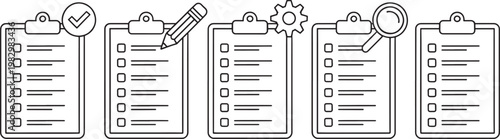 Minimalist line of a gear mechanism with nuts, bolts, and washers on transparent background, line nuts