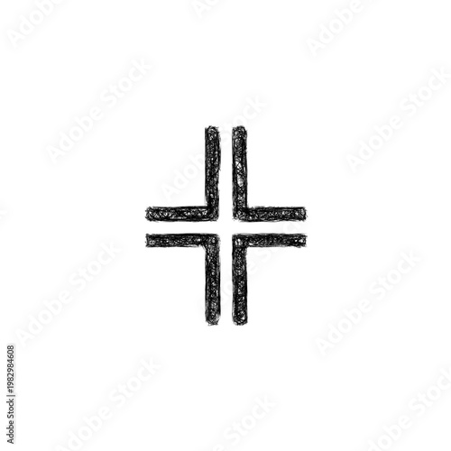 Sketch capacitor icon design